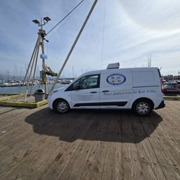 truck parked in the docks