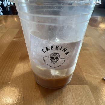 Cafeina Cafe - Iced Cajeta Latte - Cafes Near Me - San Diego, California Cafeina Cafe - Iced Cajeta Latte - Cafes Near Me - San Diego, California