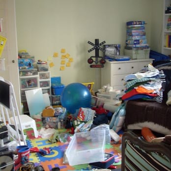 Organizing Beyond Expectations - This was my son's room before Gabby worked on it... - Home Organization Near Me