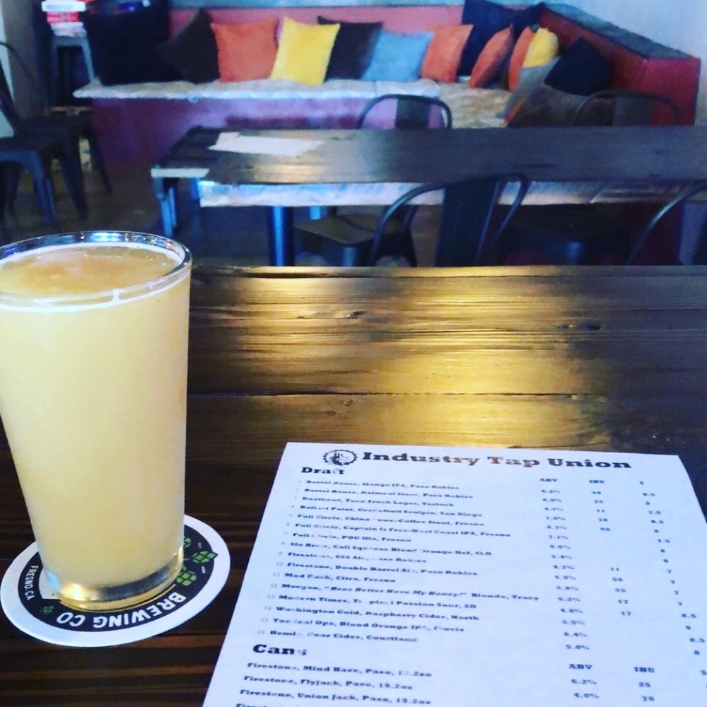 Industry Tap Union - Slow Brew, Cali Squeeze Tropical Pog - Beer Bar Near Me - Fresno, California