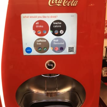 Five Guys - Coca Cola freestyle machine, so many flavours! - Burgers Near Me - Islington, XGL