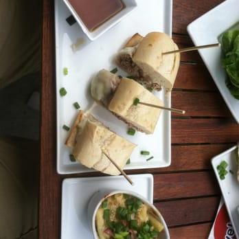 Taps Restaurant Bar & Lounge - Au jus roast beef sliders and some AWESOME Mac-n-Cheese - Tapas/Small Plates Near Me - Tampa, Florida Taps Restaurant Bar & Lounge - Au jus roast beef sliders and some AWESOME Mac-n-Cheese - Tapas/Small Plates Near Me - Tampa, Florida