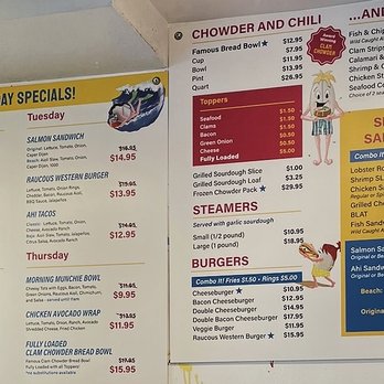 Splash Cafe - Partial Menu 1 - American Near Me - Pismo Beach, California Splash Cafe - Partial Menu 1 - American Near Me - Pismo Beach, California