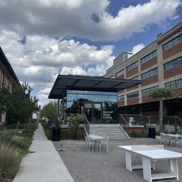 Outside of the building Outside of the building