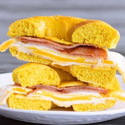 Grandpa's Bagels - The classic Pork Roll, Egg and Cheese
