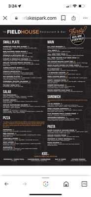 Menu photo 3 Fieldhouse Restaurant & Bar Norco, CA