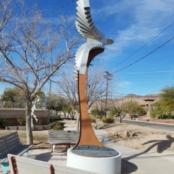 Reflections Center - An eagle sculpture soars above the sculpture garden. - Parks Near Me - Boulder City, Nevada Reflections Center - An eagle sculpture soars above the sculpture garden. - Parks Near Me - Boulder City, Nevada