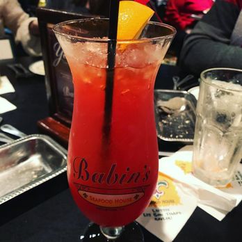 Babin's Seafood House - Hurricane was great! - Seafood Near Me - Katy, Texas Babin's Seafood House - Hurricane was great! - Seafood Near Me - Katy, Texas
