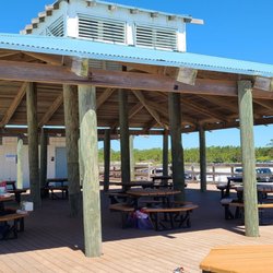 Eglin Beach Park - Patio area