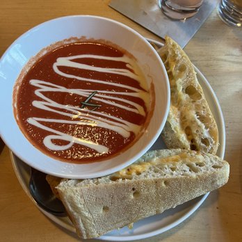 Cardinal Spirits - Grilled cheese and tomato soup - Cocktail Bars Near Me - Bloomington, Indiana
