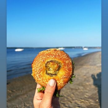 The Flour Shop - A caprese sandwich on a jalapeño bagel! - Bagels Near Me - Pawcatuck, Connecticut The Flour Shop - A caprese sandwich on a jalapeño bagel! - Bagels Near Me - Pawcatuck, Connecticut