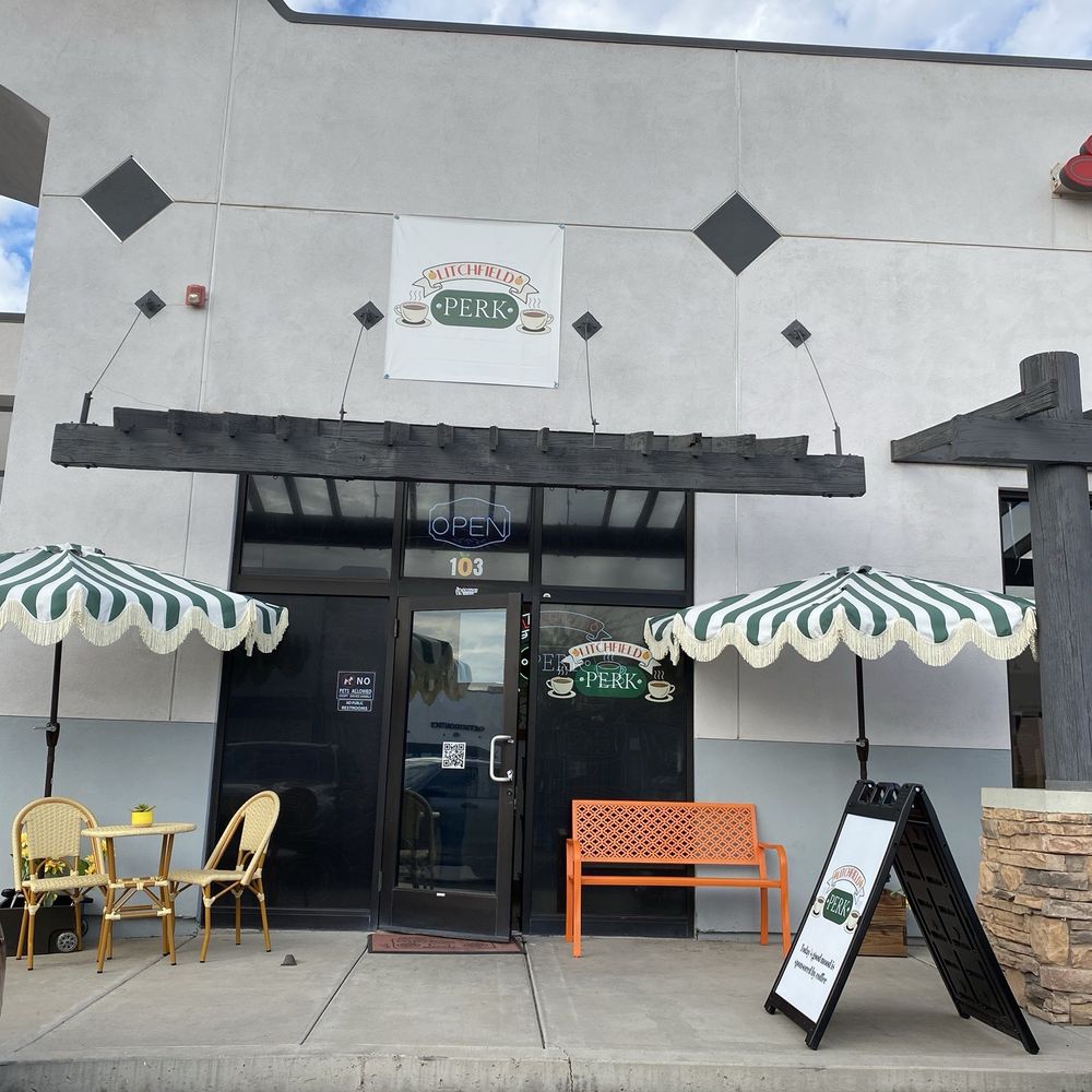 Litchfield Perk - Front - Coffee & Tea Near Me - Litchfield Park, Arizona Litchfield Perk - Front - Coffee & Tea Near Me - Litchfield Park, Arizona