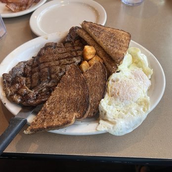 Ozzie's Place - Steak and Eggs with Wheat Toast and breakfast potatoes. - American Near Me - Silverdale, Washington Ozzie's Place - Steak and Eggs with Wheat Toast and breakfast potatoes. - American Near Me - Silverdale, Washington