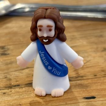 Asiel's Restaurant - Little Jesus, a few were sitting around the restaurant - New American Near Me - Lake Jackson, Texas