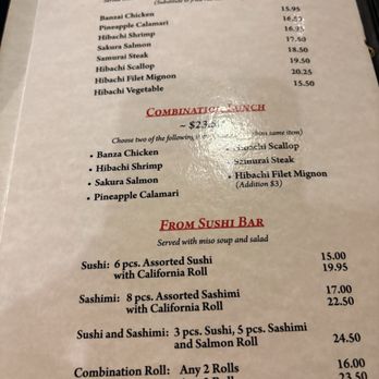 Okawa Steak House & Sushi - Lunch menu - Japanese Near Me - Santee, California Okawa Steak House & Sushi - Lunch menu - Japanese Near Me - Santee, California