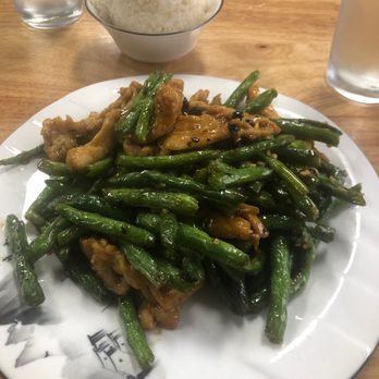China Fun - Chicken and sting bean dish - Chinese Near Me - Escondido, California China Fun - Chicken and sting bean dish - Chinese Near Me - Escondido, California