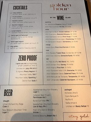 Menu photo 6 Golden Hour Asheville, NC Menu photo 6 Golden Hour Asheville, NC