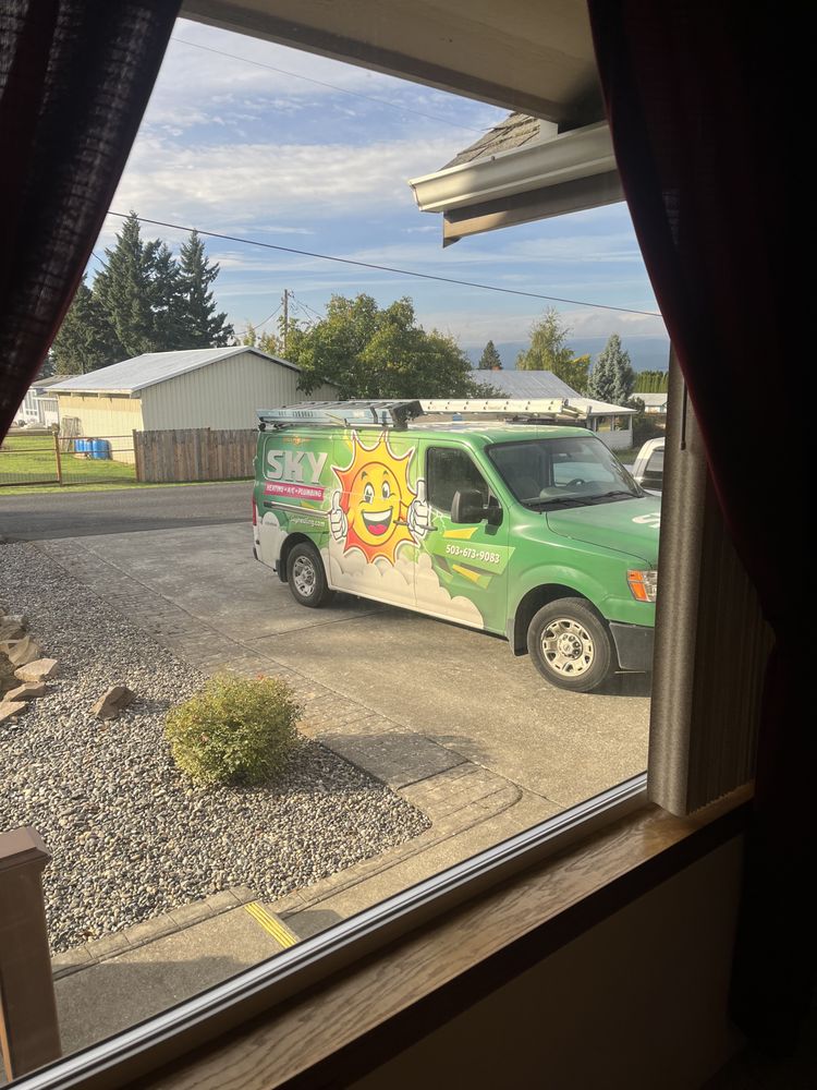 Slide of Sky Heating, AC, Plumbing & Electrical