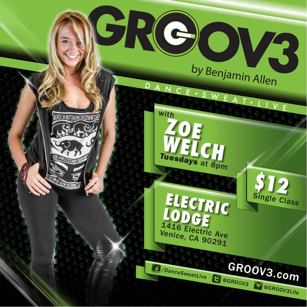 The Electric Lodge - GROOV3 is every Tuesday at 8PM at Electric Lodge! This hip hop class is perfect for ALL levels...get ready to smile and SWEAT!! - Performing Arts Near Me - Venice, California The Electric Lodge - GROOV3 is every Tuesday at 8PM at Electric Lodge! This hip hop class is perfect for ALL levels...get ready to smile and SWEAT!! - Performing Arts Near Me - Venice, California