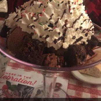 Buca di Beppo Italian Restaurant - Colossal Brownie Sundae - Italian Near Me - Brea, California