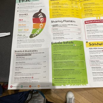 Nando's Peri-Peri - Menu - Chicken Shop Near Me - Chicago, Illinois Nando's Peri-Peri - Menu - Chicken Shop Near Me - Chicago, Illinois
