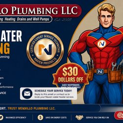 Mennillo Plumbing - Get Expert Water Heater Repair and Replacement
When you rely on Mennillo Plumbing for water heater repairs, maintenance, or r...