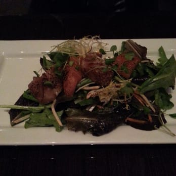 Hemispheres Restaurant & Bistro - Seared salmon and tuna appetizer in miso, sesame oil - Canadian (New) Near Me - Toronto, Ontario
