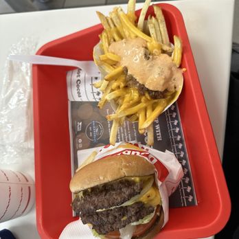 In-N-Out Burger - 3x3 No Salt W/ Animal Style Fries No Salt - Burgers Near Me - South Gate, California In-N-Out Burger - 3x3 No Salt W/ Animal Style Fries No Salt - Burgers Near Me - South Gate, California