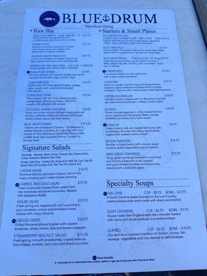 Menu photo 3 Blue Drum Little River, SC Menu photo 3 Blue Drum Little River, SC