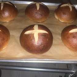 Pretzel buns.