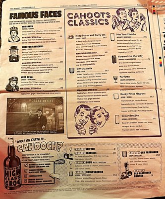 Menu photo 2 Cahoots Bar Soho, XGL Menu photo 2 Cahoots Bar Soho, XGL