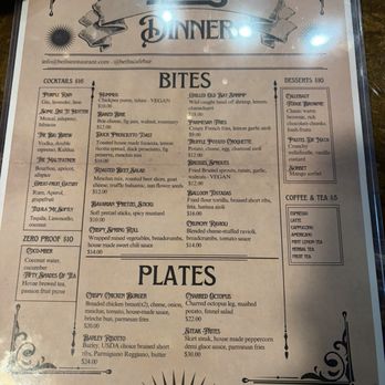Beth's - Menu - Cocktail Bars Near Me - Bethesda, Maryland