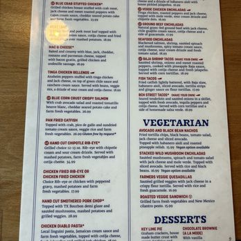 Blue Corn Harvest Bar & Grill - Menu - Southern Near Me - Round Rock, Texas Blue Corn Harvest Bar & Grill - Menu - Southern Near Me - Round Rock, Texas