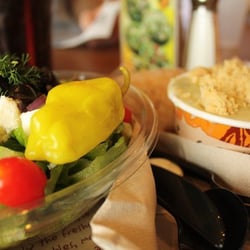 TryTwo! Combo with Chicken Potpie and Greek Salad