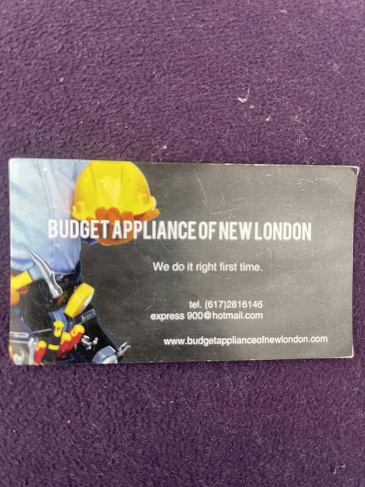 BUDGET APPLIANCE OF NEW LONDON Updated September 2024 New London, Connecticut Appliances