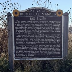 Big Basin Prairie Preserve - Historical marker