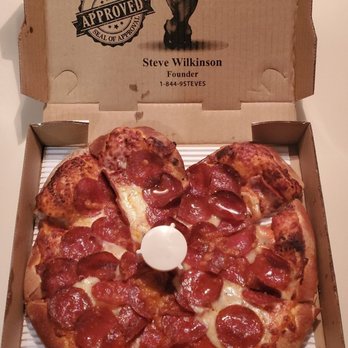 Steve's Pizza - Pepperoni shaped as a heart - Pizza Near Me - Davis, California Steve's Pizza - Pepperoni shaped as a heart - Pizza Near Me - Davis, California