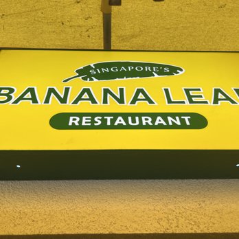 Singapore's Banana Leaf - Sign - Singaporean Near Me - Los Angeles, California Singapore's Banana Leaf - Sign - Singaporean Near Me - Los Angeles, California