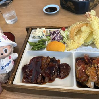 Taihei - Combo chicken and beef teriyaki with tempura - Sushi Bars Near Me - Monterey Park, California Taihei - Combo chicken and beef teriyaki with tempura - Sushi Bars Near Me - Monterey Park, California