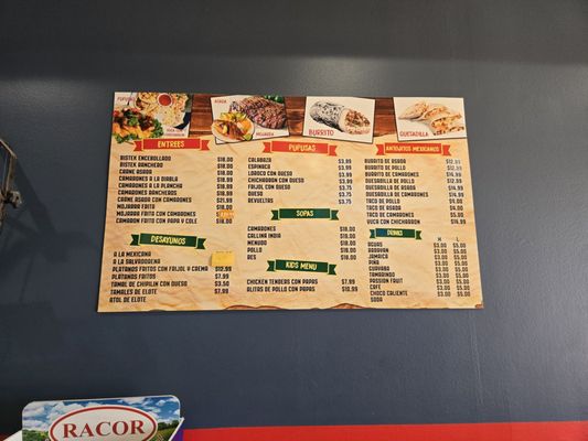 Menu photo 2 El Sabor Latino Restaurant West Hills, CA Menu photo 2 El Sabor Latino Restaurant West Hills, CA
