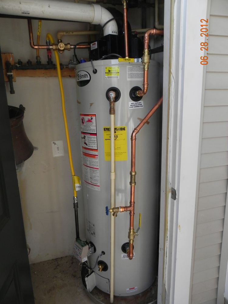 Slide of Water Heater Services