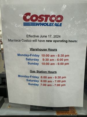 Menu photo 1 Costco Wholesale Manteca, CA
