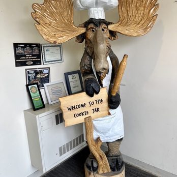 The Cookie Jar - Moose greeting you - Breakfast & Brunch Near Me - Fairbanks, Alaska The Cookie Jar - Moose greeting you - Breakfast & Brunch Near Me - Fairbanks, Alaska