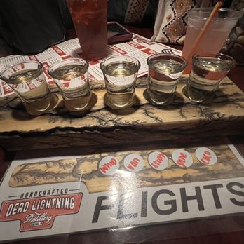 Dead Lightning Still Works - Liquor flights! Come oooon! I did vodka. - Bars Near Me - New Cumberland, Pennsylvania