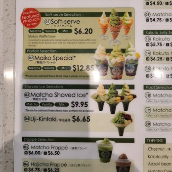 Matcha Cafe Maiko - Menu - Coffee & Tea Near Me - Richmond, British Columbia Matcha Cafe Maiko - Menu - Coffee & Tea Near Me - Richmond, British Columbia