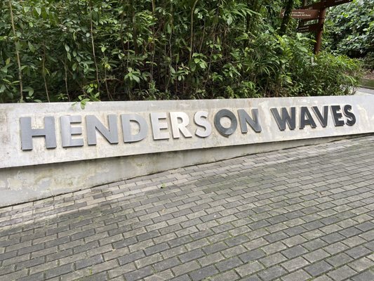 Photo of Henderson Waves - Singapore, SG, SG. Signage