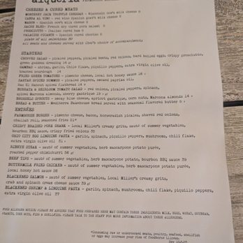 Alqueria Farmhouse Kitchen - Menu August 2026 - New American Near Me - Columbus, Ohio
