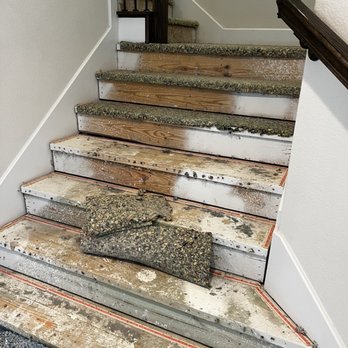 The Flooring Market - Stairs getting carpeted - Flooring Near Me - Allen, Texas The Flooring Market - Stairs getting carpeted - Flooring Near Me - Allen, Texas