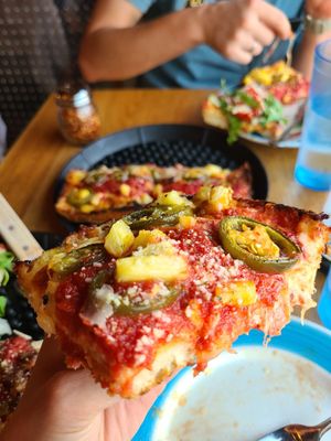 Blue Pan Pizza by null