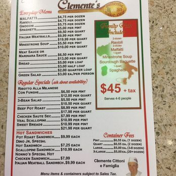 Clementes Authentic Italian - Italian Near Me - Napa, California Clementes Authentic Italian - Italian Near Me - Napa, California